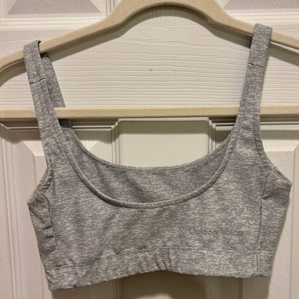Outdoor Voices Double Time Bra XS Gray - Picture 4 of 6